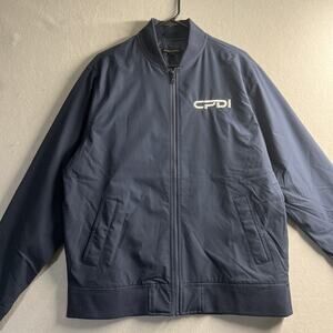 Banana Republic Lightweight Navy Blue Aviator Jacket Bomber Stealth Agent